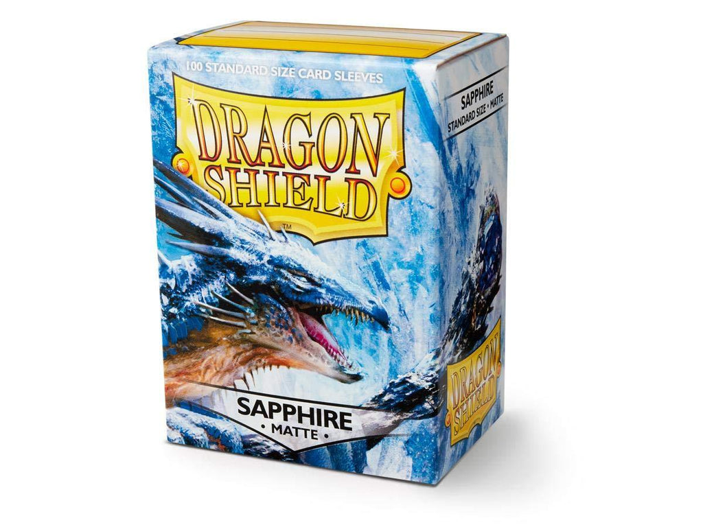 Arcane Tinman Sleeves: Dragon Shield Matte Sapphire (100), One Size - BeesActive Australia