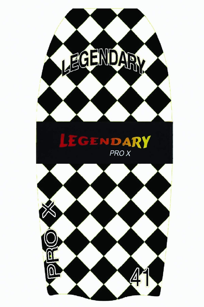 GYN Trade Heat Sealed Legendary Pro X Bodyboard Hard Slick Printed Checkers 33'' - BeesActive Australia