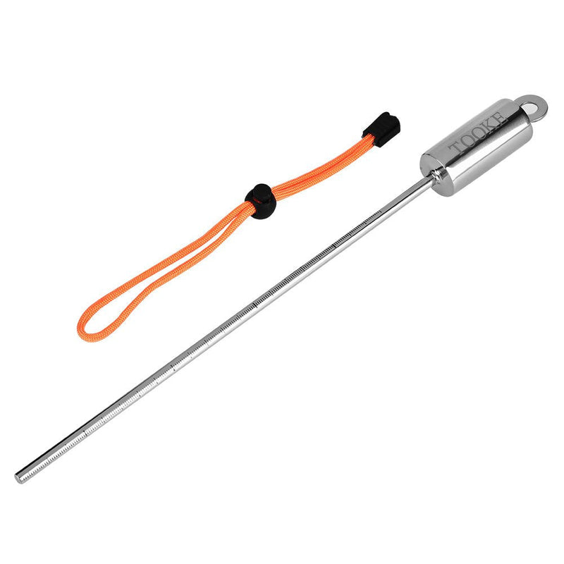 Diving Pointer, Stainless Steel Lobster Tickle Pointer Underwater Shaker Noise Maker Diving Diving Stick Rod with Lanyard (Orange) - BeesActive Australia