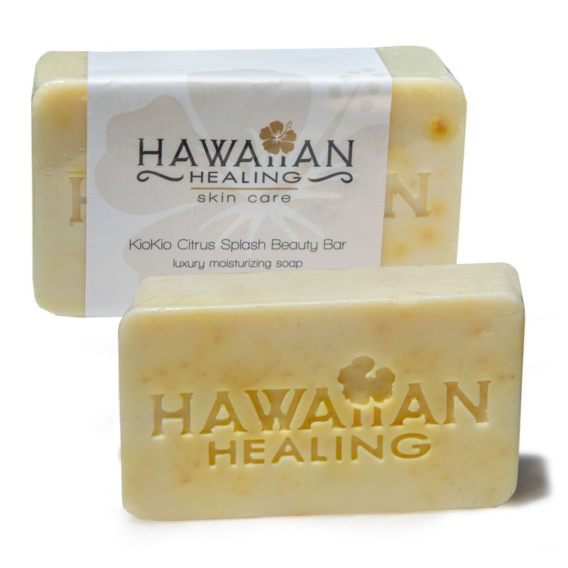 Hawaiian Healing Skin Care - Hand-Crafted & Moisturizing Kiokio Citrus Splash Beauty Bar Soap - BeesActive Australia