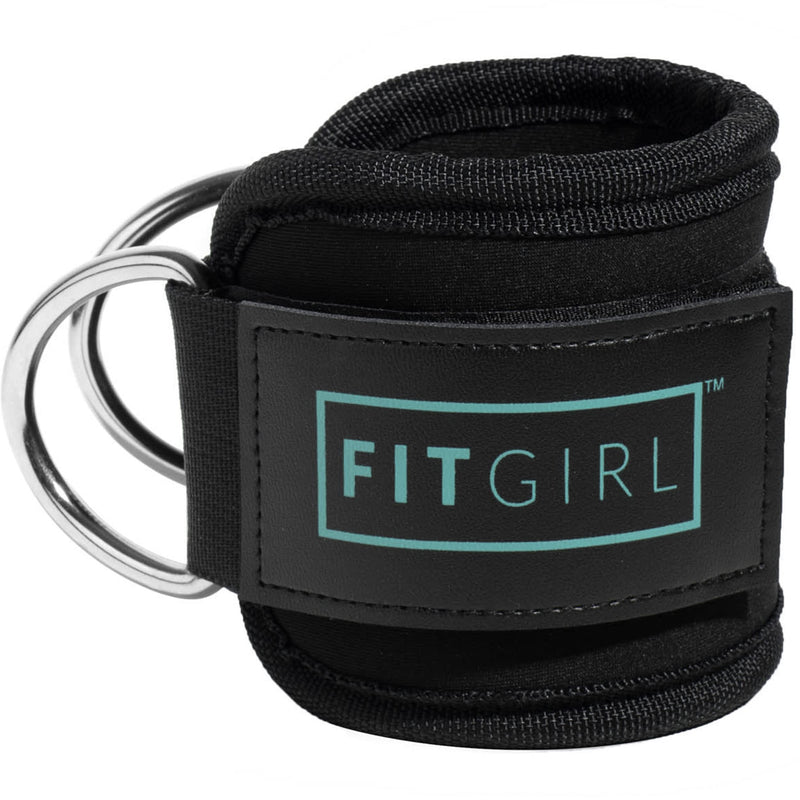 FITGIRL Ankle Strap for Cable Machines and Resistance Bands, Work Out Cuff Attachment for Home & Gym, Booty Workouts - Kickbacks, Leg Extensions, Hip Abductors, for Women Only Mint Single - BeesActive Australia