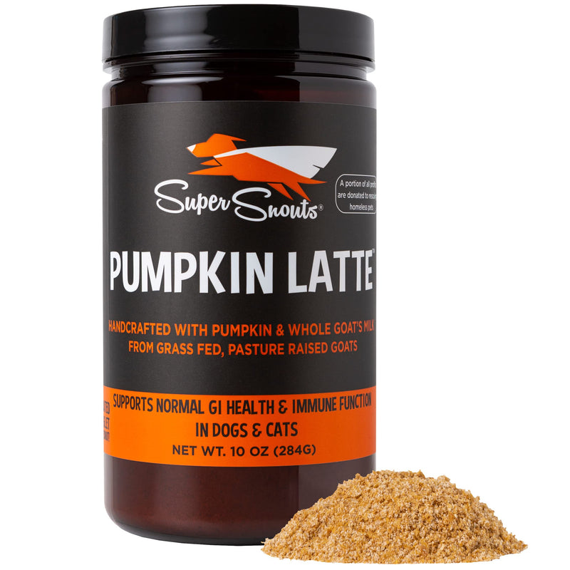 Super Snouts Pumpkin Latte Digestive Supplement for Dogs and Cats, 10 oz - Antibiotic Free, Maintains Healthy Gut, Promotes Stool Consistency - BeesActive Australia
