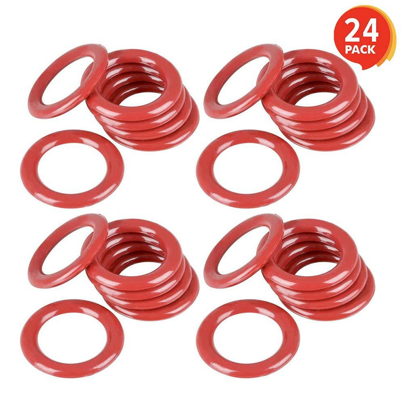 [AUSTRALIA] - Gamie Plastic Carnival Rings - Pack of 24-2.5 Inch Rings for Ring Toss - Fun Target Toys - Cool Homemade School and Carnival Party Favors 