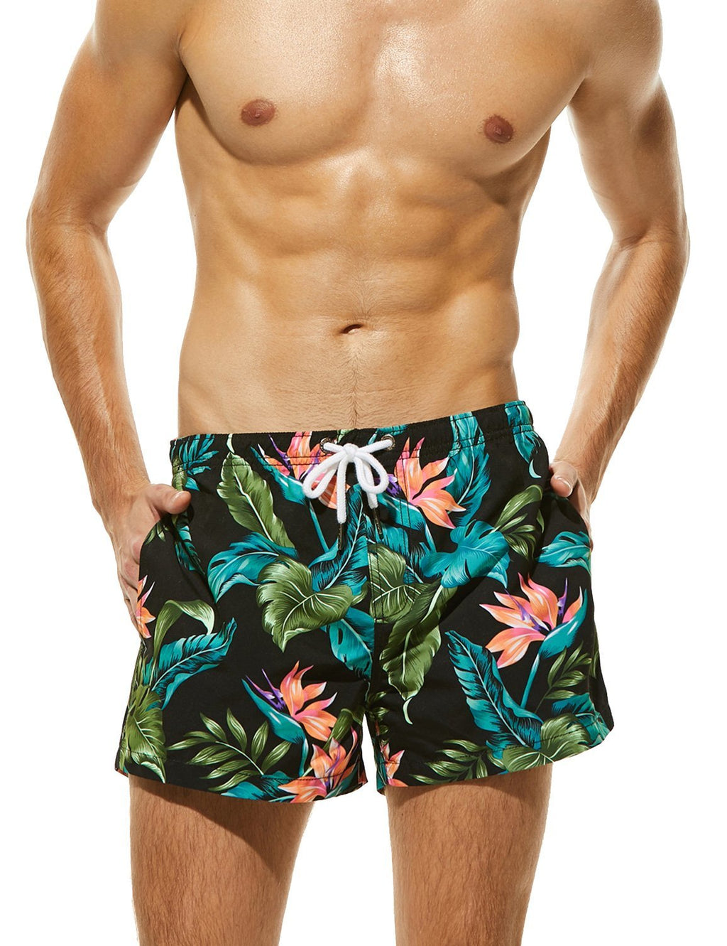 [AUSTRALIA] - SEOBEAN Mens Sports Surfing Short Swimwear Board Shorts Large 81303 