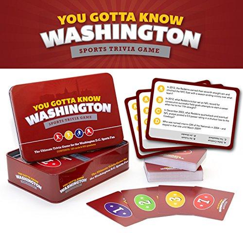 You Gotta Know Washington - Sports Trivia Game - BeesActive Australia