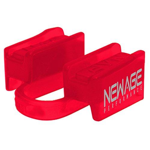 New Age Performance 6DS Sports and Fitness Weight-Lifting Mouthpiece - Lower Jaw - No-Contact - Includes Case - Red - BeesActive Australia