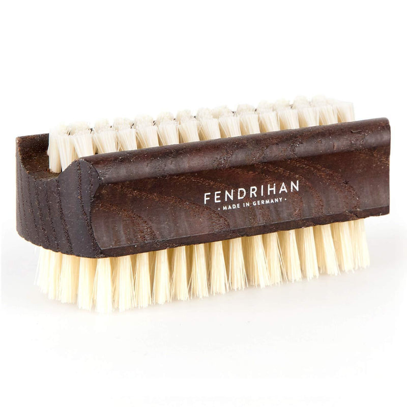 Fendrihan Genuine Boar Bristle Nail Brush with Ash Wood Handle, Made in Germany (Light Bristles) - BeesActive Australia