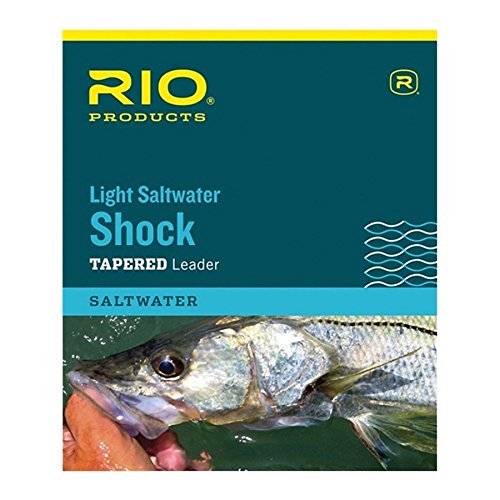 Rio Fishing Products Light Fluorocarbon Saltwater Shock Leader, 10ft, 2 Pack 10ft - 25lb - 2 Pack - BeesActive Australia