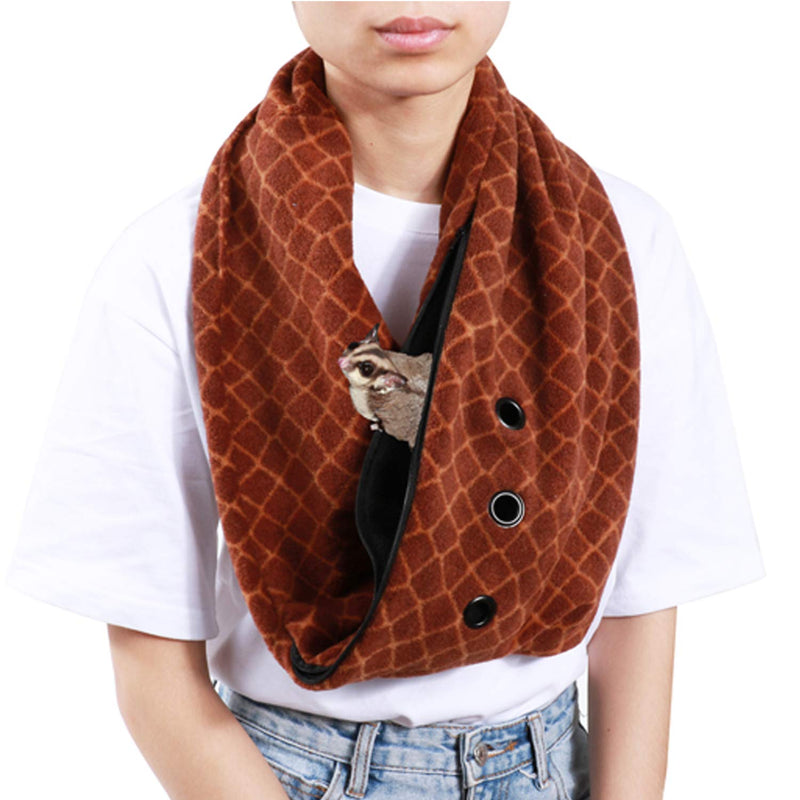 Pet Bonding Scarf - Carry Bonding Pouch - For Chinchillas, Hedgehogs, Rats, Sugar Gliders, Guinea Pigs, Rabbits, Hamsters, Gerbils, Squirrels, Ferrets, Kittens, Parrots, Birds, Reptiles Snake - BeesActive Australia