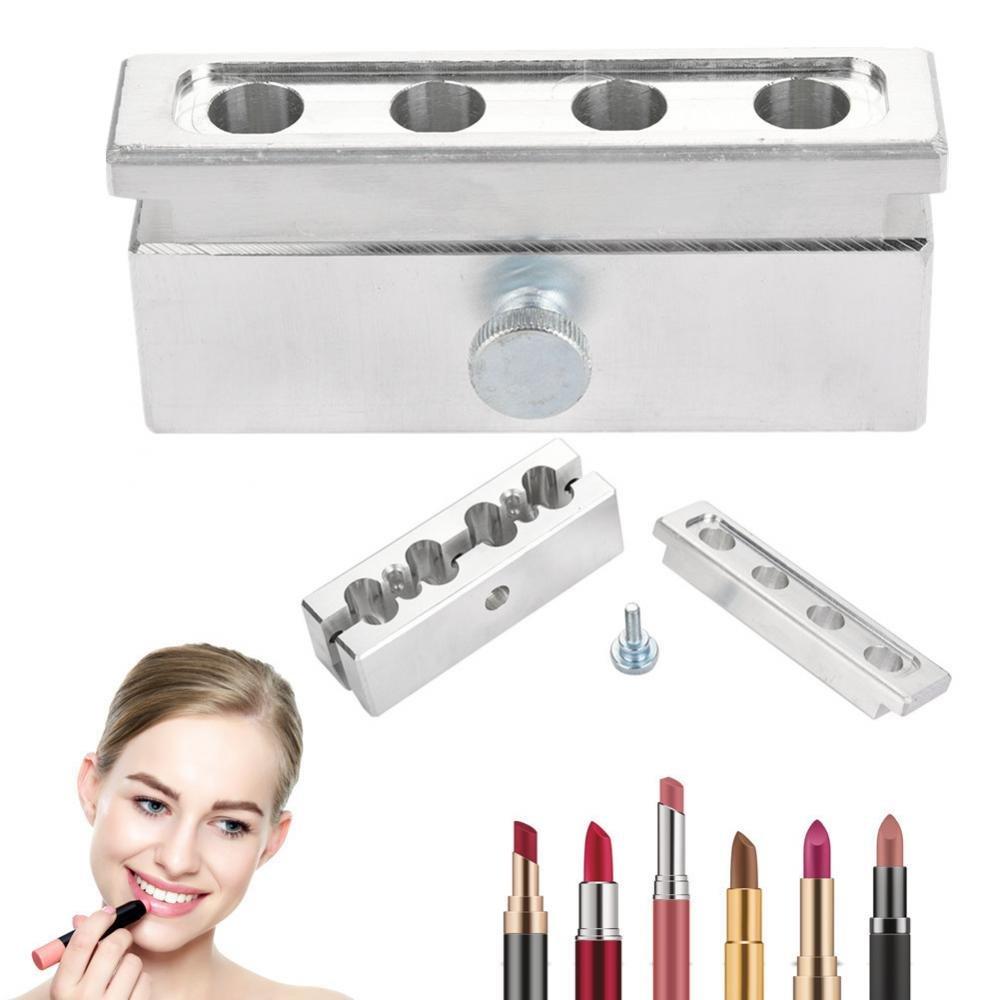 DIY Lipstick Tool, Aluminum Alloy Lip Balm Mold Holder Cosmetic Lipstick Making Kits Lip Gloss Balm Fill Maker Molding Tools(#1) #1 - BeesActive Australia