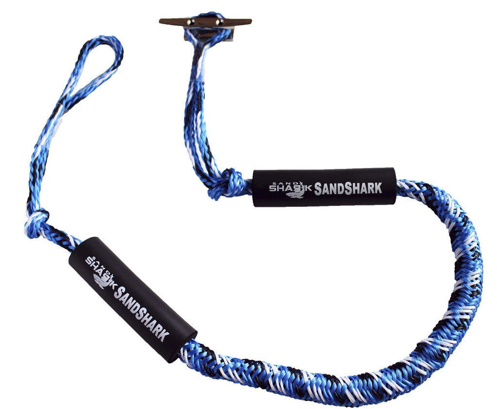 [AUSTRALIA] - SandShark Premium Bungee Dock and Anchor Line Available in 3 Sizes. Absorbs Shock to Cleats, Docks, Pylons, and Anchors. Reduces Pull. for Your Boat, Pontoon, PWC, Jet Ski, Kayak. 6-9' 