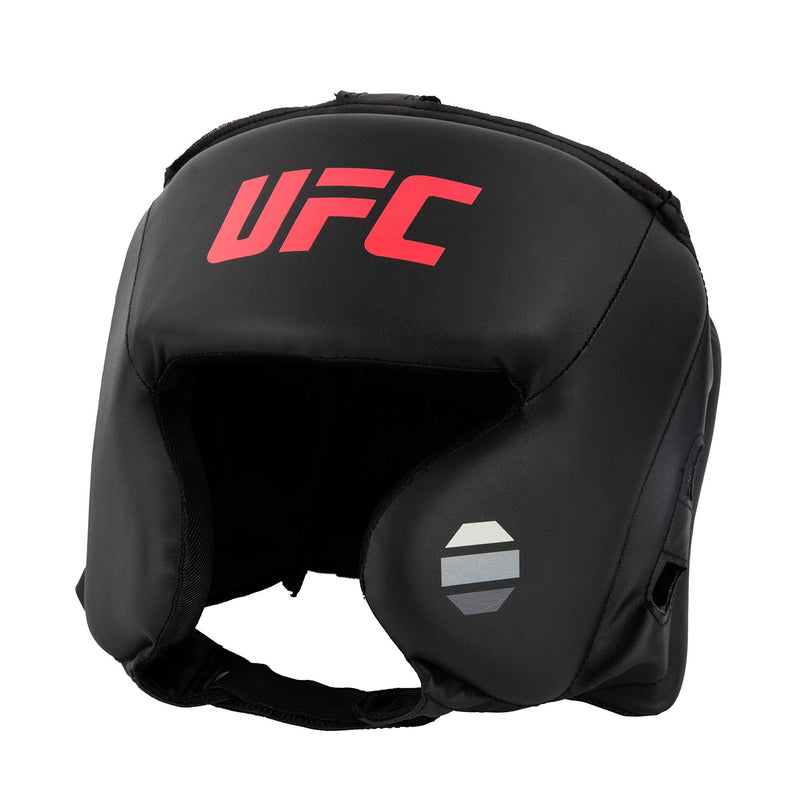 [AUSTRALIA] - UFC Synthetic Leather Training Head Gear Boxing Head Gear, Black 