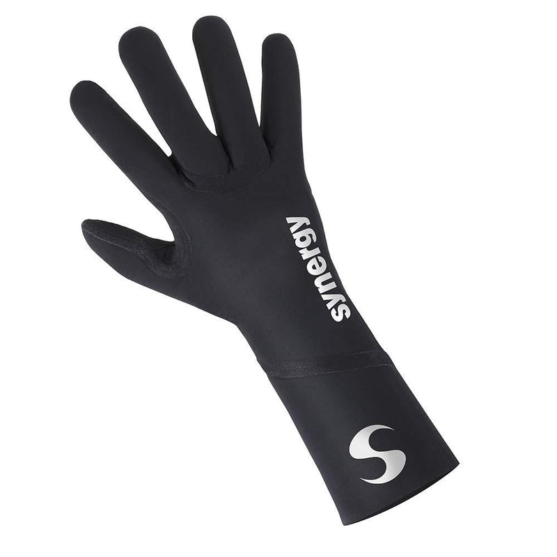 Synergy Neoprene Thermal Swim Gloves Small Sports - Black - BeesActive Australia