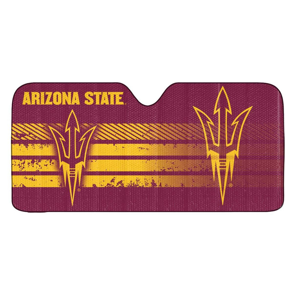 FANMATS NCAA Unisex-Adult Auto Sun Shade 59x27 Arizona State Sun Devils One Size Team Colors - BeesActive Australia