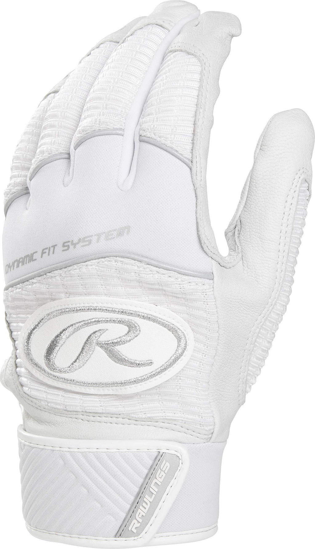 [AUSTRALIA] - Rawlings WH950BGY-W-90 Workhorse Batting Gloves, White 