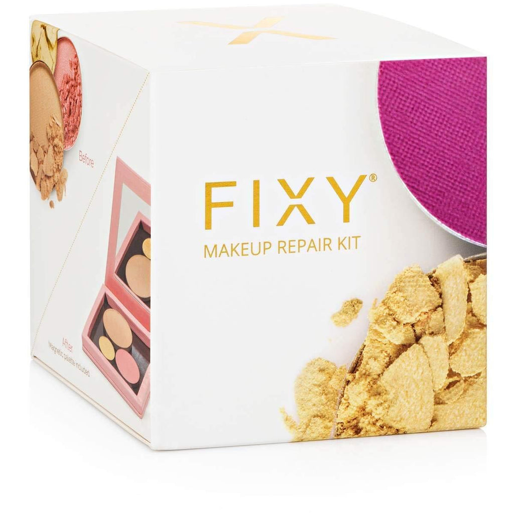 FIXY Makeup Repair Kit - Easy, No Mess Way to Fix, Depot or Blend Makeup - Eyeshadow, Blush & Highlighter Repair Kit - All-In-One Kit Comes with Magnetic Makeup Palette & Compact Storage Cube - BeesActive Australia