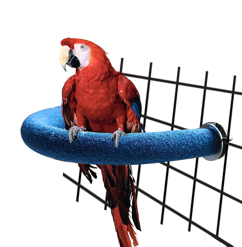 Rypet Natural Bird Cage Toys for Small and Medium Birds Large bird perch(Blue) - BeesActive Australia