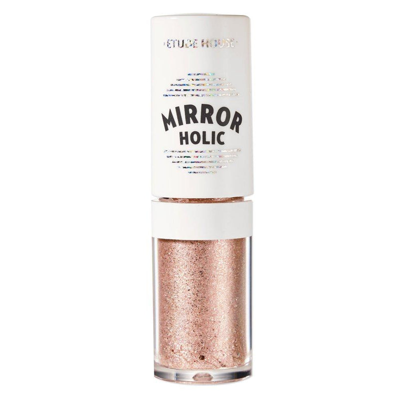 ETUDE HOUSE Mirror Holic Liquid Eyes (#PK001 Pink Ornament) | Kbeauty| Eyes Makeup | Liquid Eye Shadow with Sparkling Metallic Glitter | Long-Lasting and Quick Fixing #PK001 Pink Ornament - BeesActive Australia