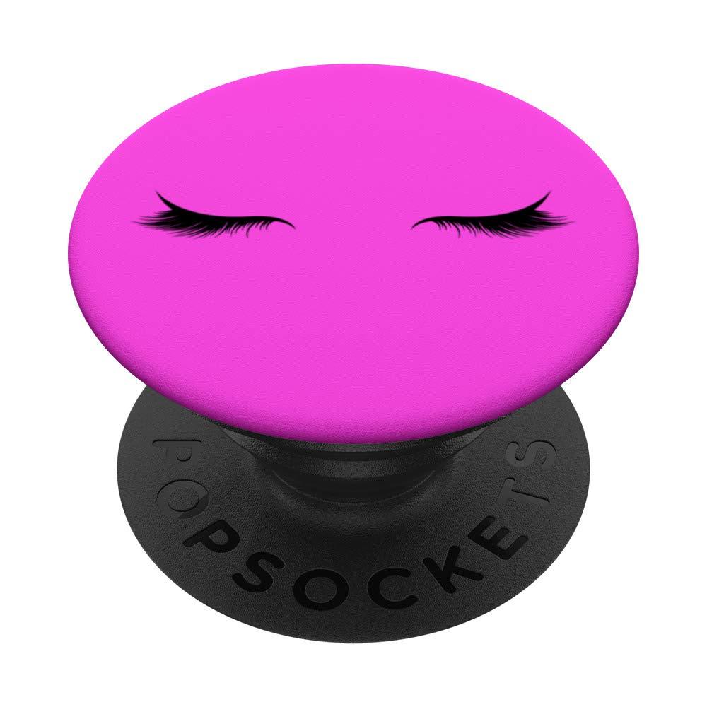 Lashes Sexy Eyelashes Girly Mascara and Makeup Gift PopSockets Grip and Stand for Phones and Tablets Black - BeesActive Australia