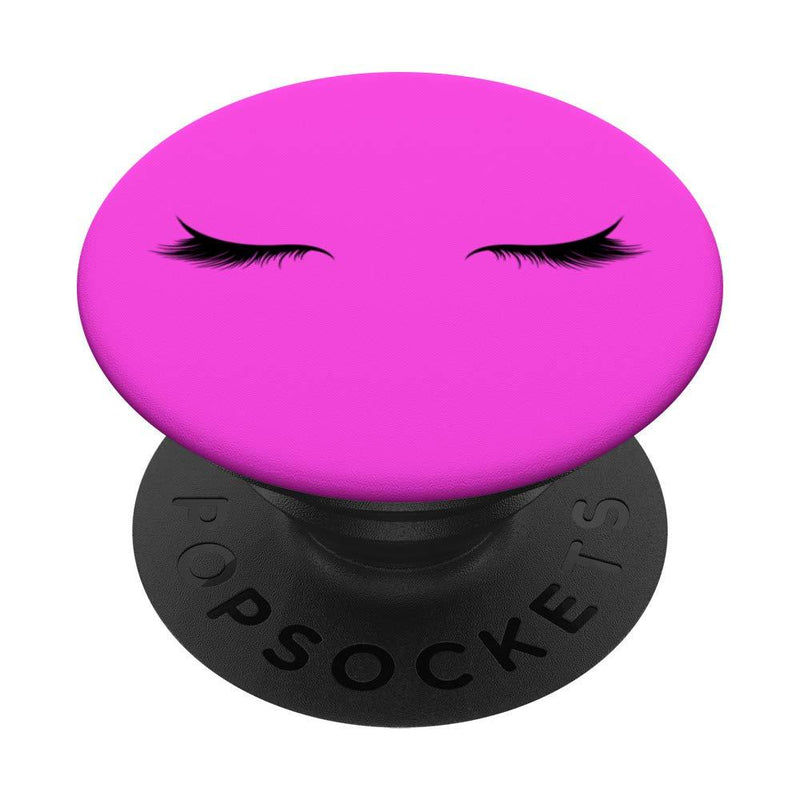 Lashes Sexy Eyelashes Girly Mascara and Makeup Gift PopSockets Grip and Stand for Phones and Tablets Black - BeesActive Australia