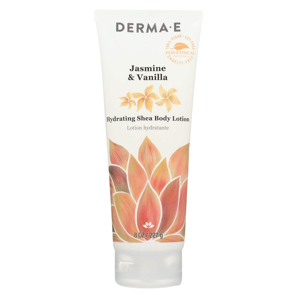 DERMA-E Hydrating Shea Body Lotion, Vanilla, Jasmine, 8 Fl Oz vanilla,jasmine 8 Fl Oz (Pack of 1) - BeesActive Australia