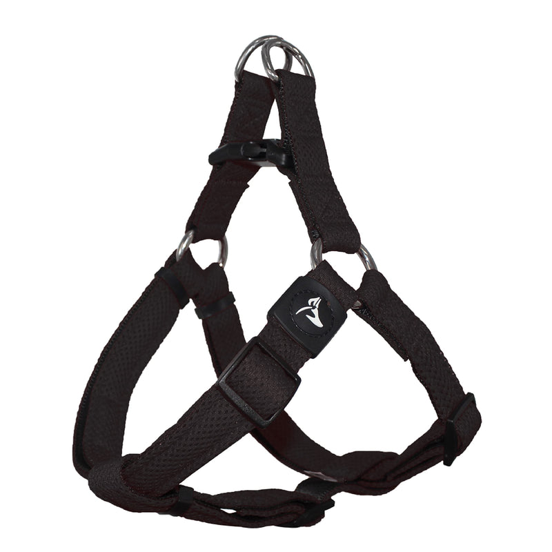 Kruz PET KZA201 Step In Mesh Dog Harness – No Pull, Easy Fit Adjustable Pet Harness – Comfortable, Lightweight Padded Harness for Walking or Training Small, Medium, or Large Dogs Black - BeesActive Australia