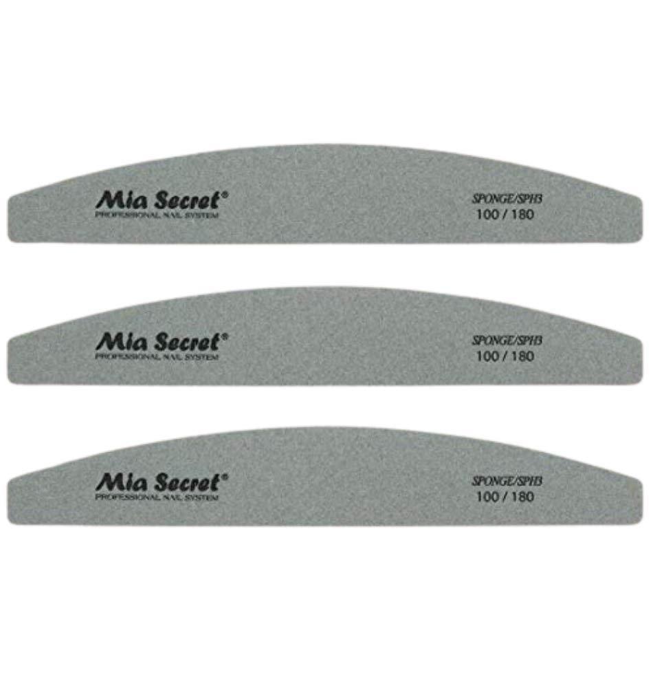 Mia Secret Nail File/Speedy Zebra 1180/180-100/100 Sponge 100/180 - Pick yours (100/180 3 Pack) 100/180 3 Pack - BeesActive Australia