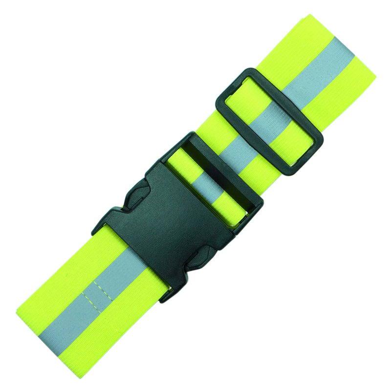 Endura Max Reflectives Reflective Elastic Belt or Sash, Military Heritage Style Glow Belt, Adjustable Lime Green Ultralight Regular - BeesActive Australia