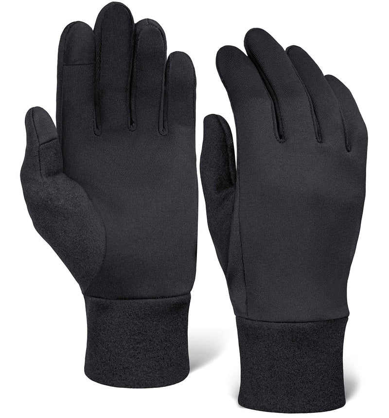 Running Glove Liners - Thermal Winter Gloves for Men & Women - Thin & Lightweight Cold Weather Gloves for Cycling & Driving Medium-Large - BeesActive Australia