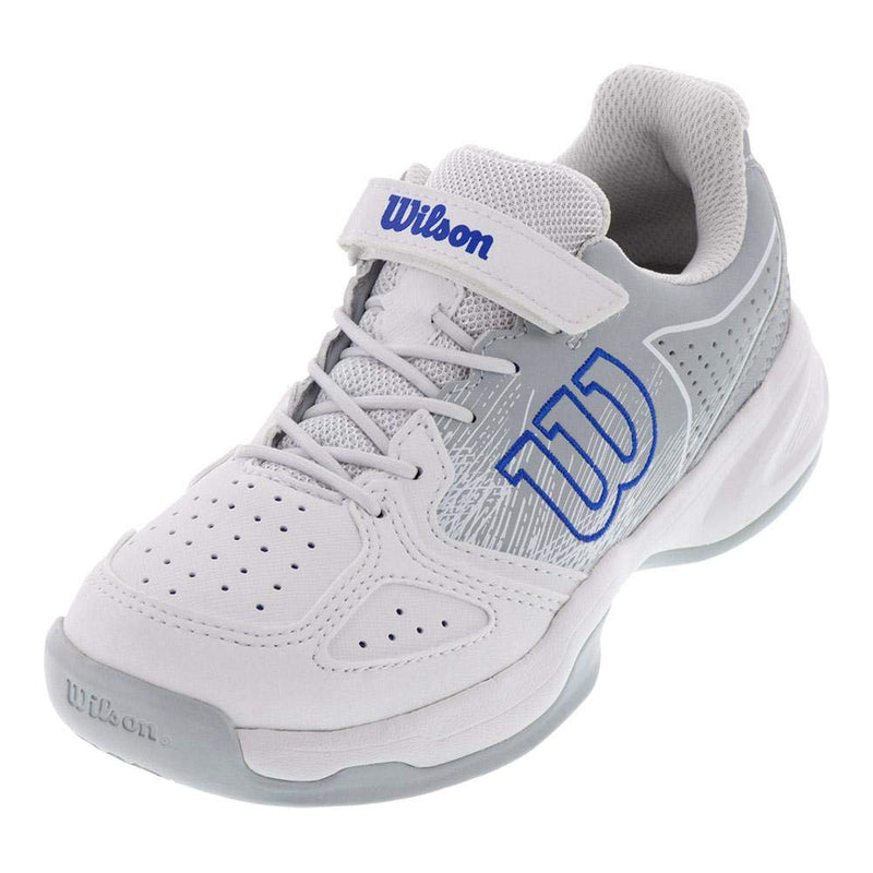 Wilson KAOS Junior Tennis shoes 13 Big Kid White/Pearl Blue/Dazzling Blue - BeesActive Australia