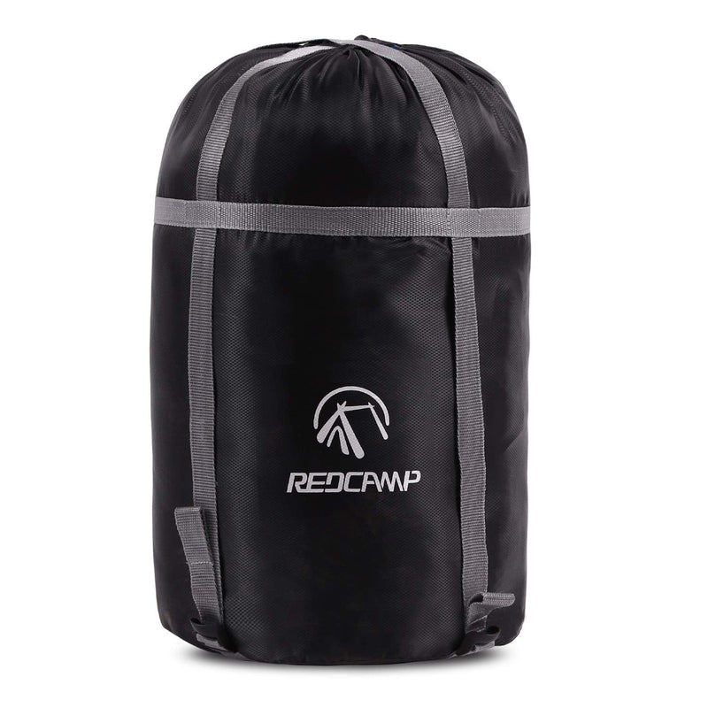 REDCAMP Sleeping Bag Stuff Sack, Black M, L, XL and XXL Compression Sack, Great for Backpacking and Camping - BeesActive Australia