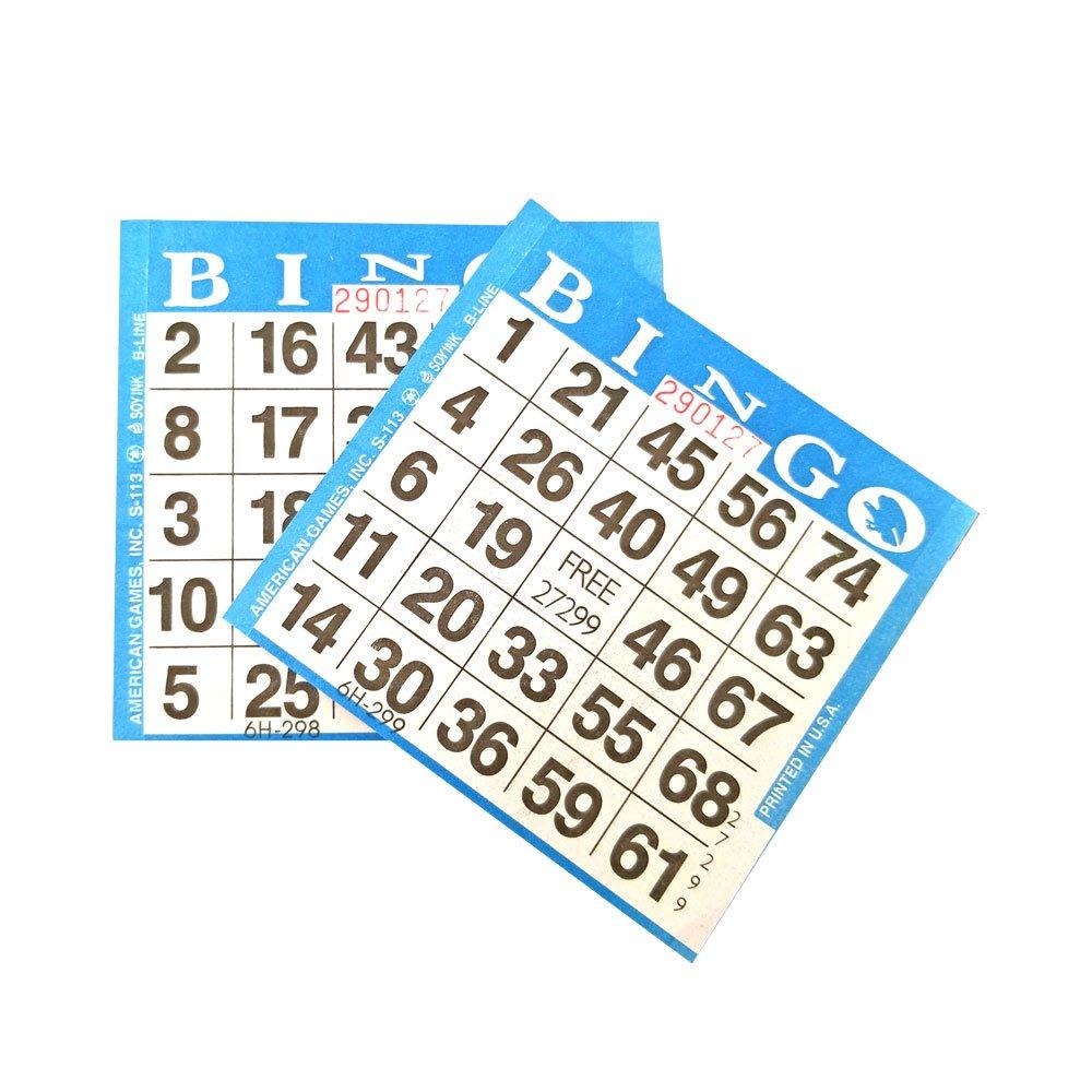 American Games 1on Blue Bingo Paper (500 Sheets) - BeesActive Australia