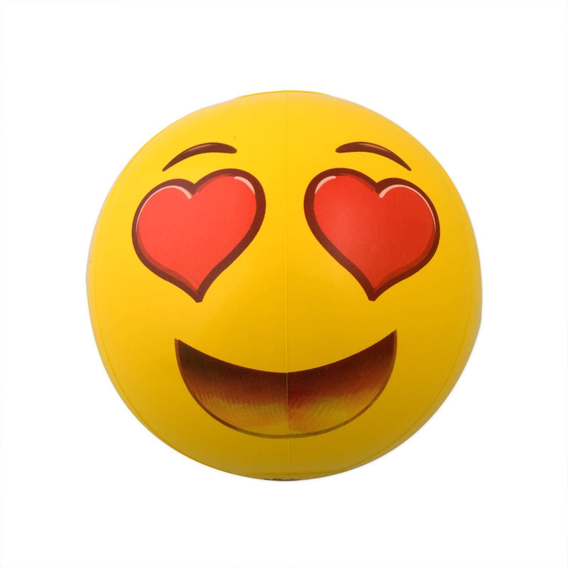 Coconut Float Emoji Beach Ball Heart Eyes - Love Emoji 18 in Beach Ball Heart Eyes Emoji - BeesActive Australia