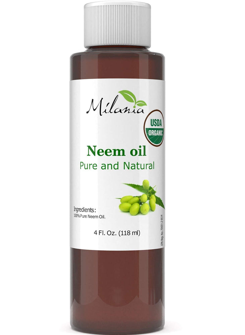 Premium Organic Neem Oil Virgin, Cold Pressed, Unrefined 100% Pure Natural Grade A. Excellent Quality. Same Day Shipping(4 Fl. Oz.) - BeesActive Australia