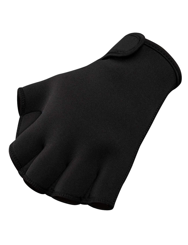 FitsT4 Aqua Gloves Webbed Paddle Swim Gloves Fitness Water Aerobics and Water Resistance Training for Men Women Children Black Small - BeesActive Australia