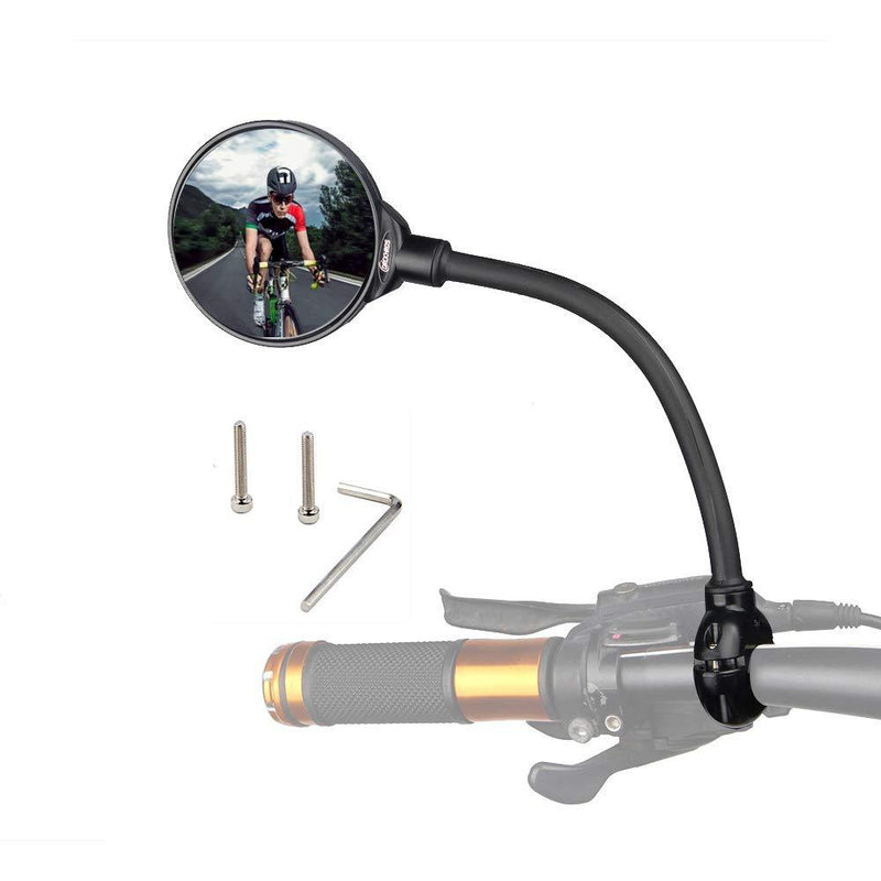 Bike Mirror Rotatable And Adjustable Wide Angle Rear View Shockproof Convex Mirror Universal For Bike Bicycle - BeesActive Australia