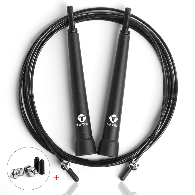 Jump Rope - Premium Quality - Speed and Adjustable - for Fitness Training Boxing Wod Mma Crossfit Workout Cardio Exercise with Carrying Case and Spare Screw set for all Levels Men Women and Kids - BeesActive Australia