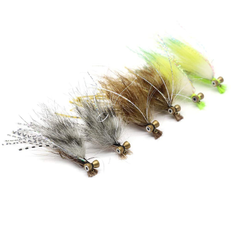 YZD Fly Fishing Big Trout Flies Kit Top 5 Steelhead Flies Flyfishing Gear Premium Wet Dry Flies Trout Lures Streamer Nymph Emerger Fishing Assorted Trout Flies Bass Salmon NZF-03 - BeesActive Australia