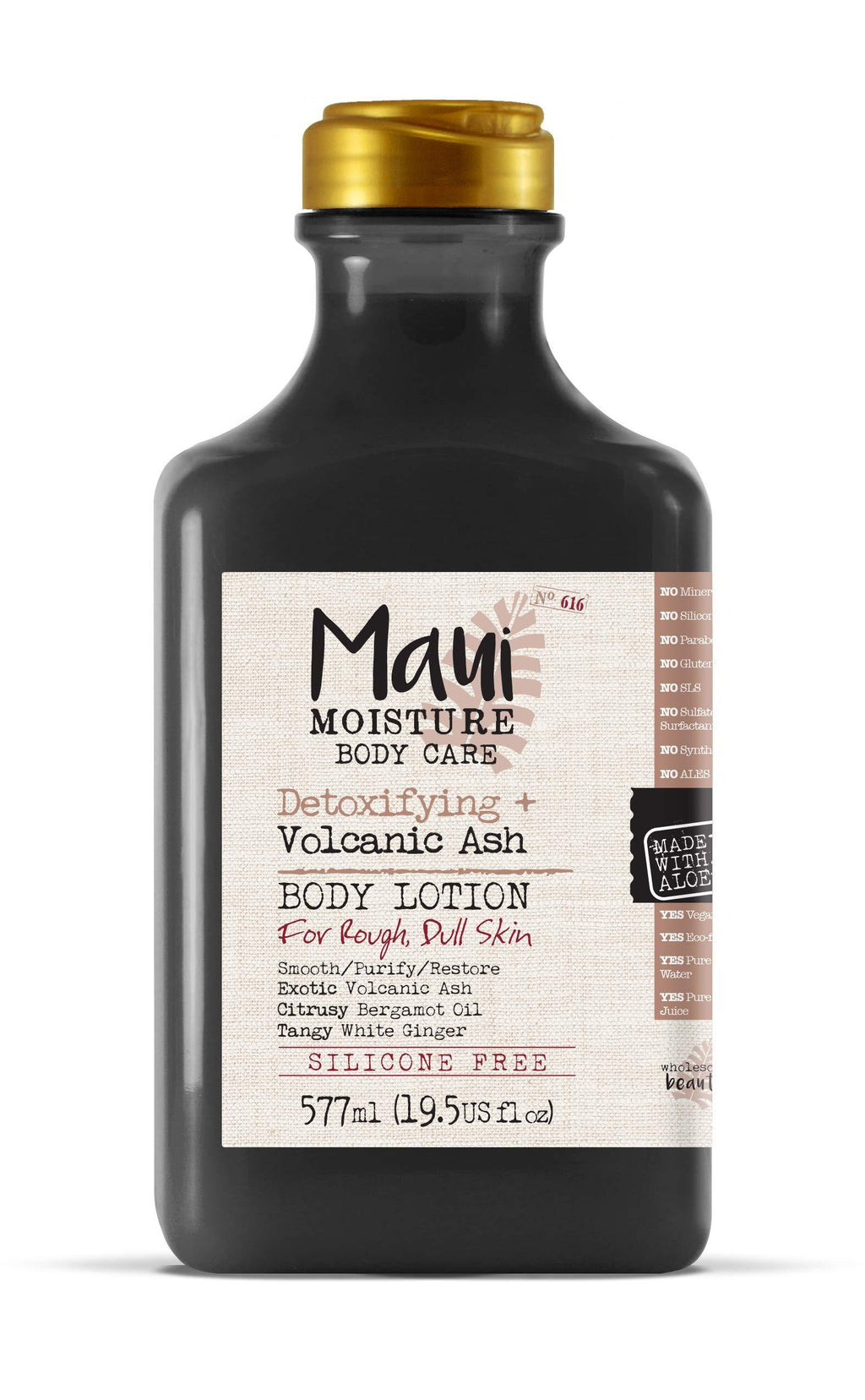 Maui Moisture Body Care Detoxifying Volcanic Ash Body Lotion, 19.5 Fl Oz Bottle (18283) 19.5 Fl Oz (Pack of 1) - BeesActive Australia