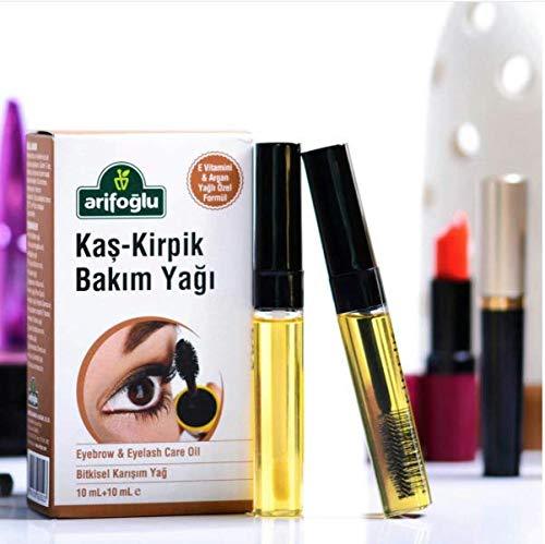 Arifoglu Eyebrow and Eyelash Care Oil 10ml + 10ml, Cold Pressed,%100 Virgin - BeesActive Australia