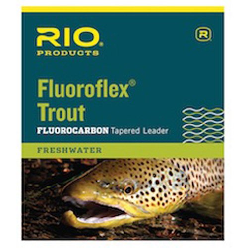 Rio Fly Fishing Fluoroflex Trout Leader 9 Foot 3 Pack 9ft - 5X - 3 Pack - BeesActive Australia