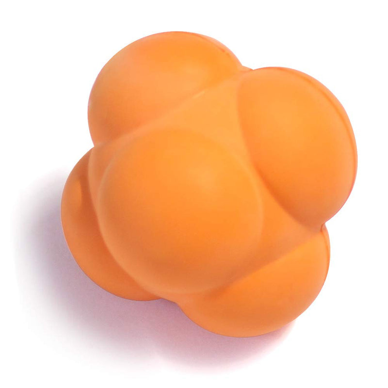 GSE Games & Sports Expert Reaction Ball. Field Training Ball and Agility Trainer for Baseball (White/Orange) Orange - BeesActive Australia