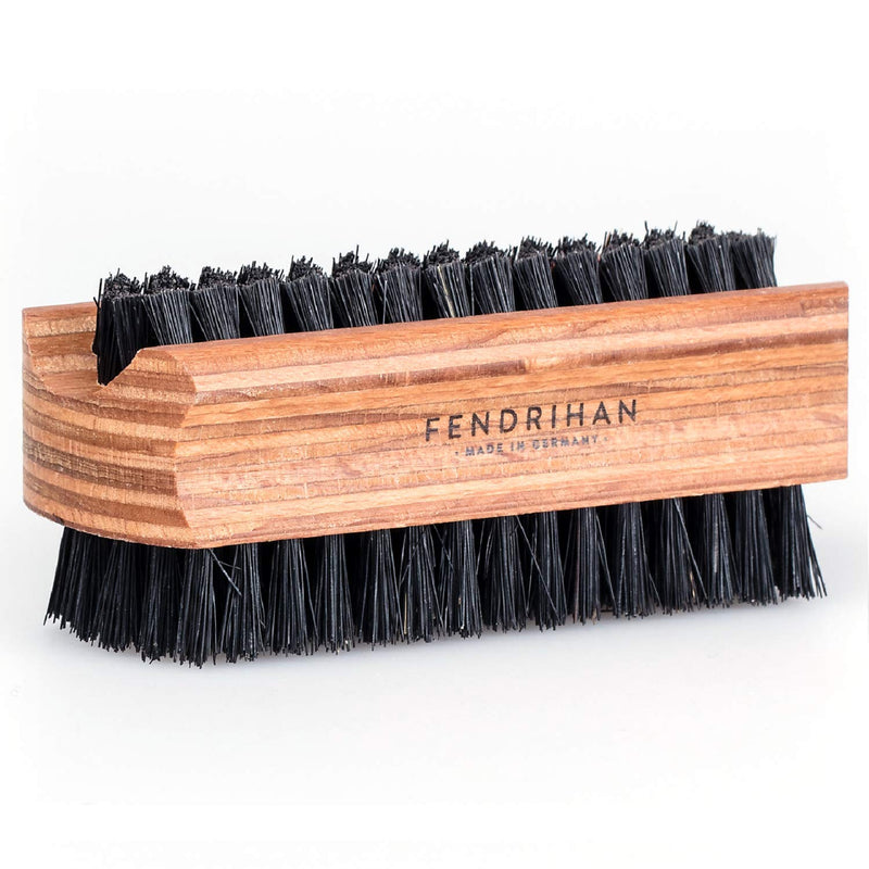 Fendrihan Dual Sided Wood Nail Brush with Black Boar Bristles 3.7" (Made in Germany) - BeesActive Australia