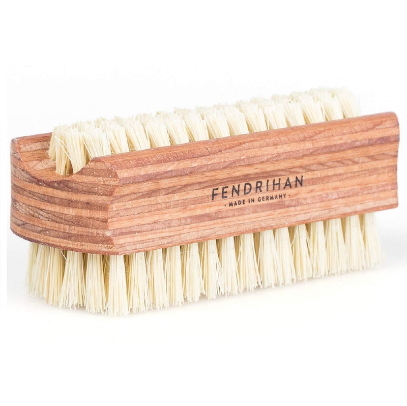 Fendrihan Dual Sided Wood Nail Brush with Sisal Bristles 3.7" (Made in Germany) - BeesActive Australia