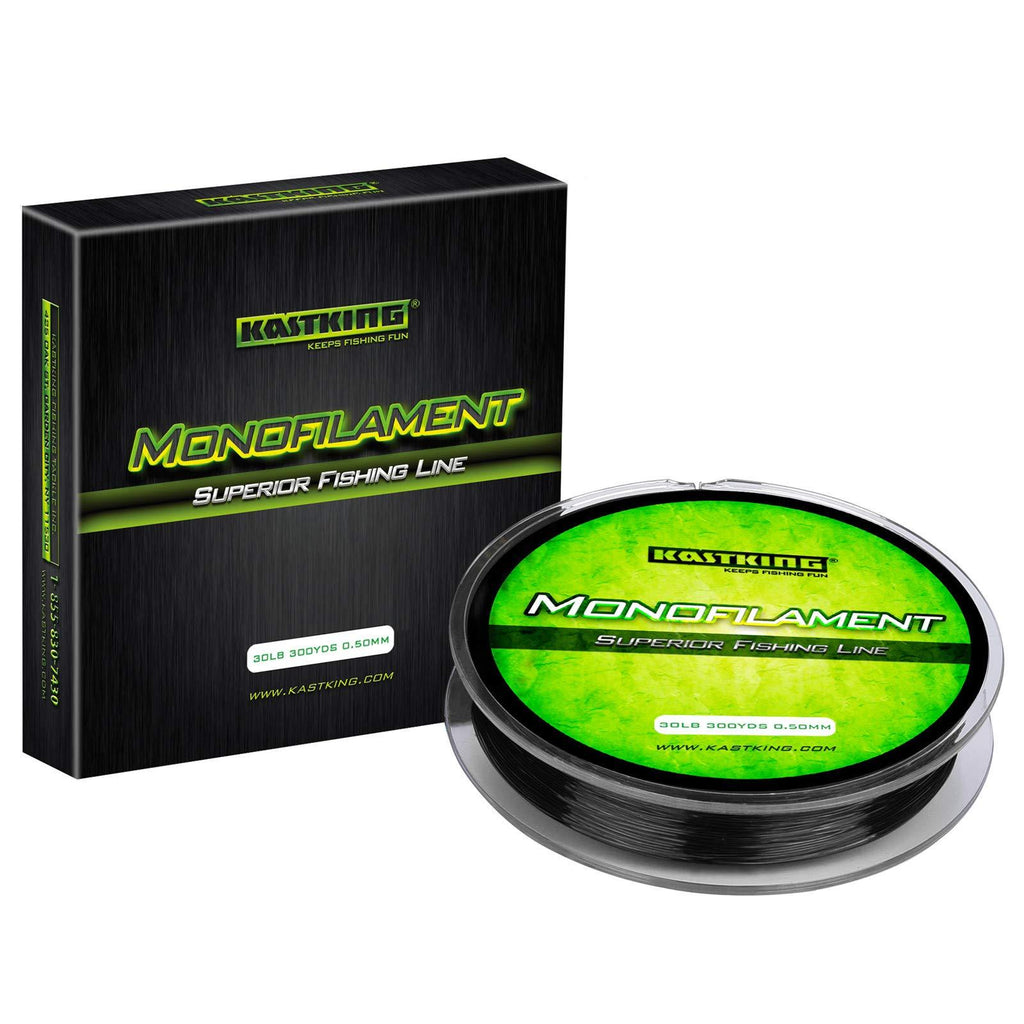 KastKing World's Premium Monofilament Fishing Line - Paralleled Roll Track - Strong and Abrasion Resistant Mono Line - Superior Nylon Material Fishing Line - 2015 ICAST Award Winning Manufacturer 300Yds/4LB Black Mamba - BeesActive Australia