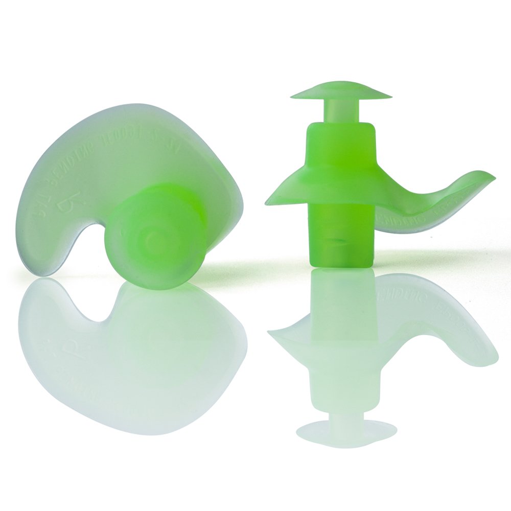 LANE4 Accessories – Ear Plugs with Storage Case, for Children IE-MEPF0S(EP009) Neon Green - BeesActive Australia