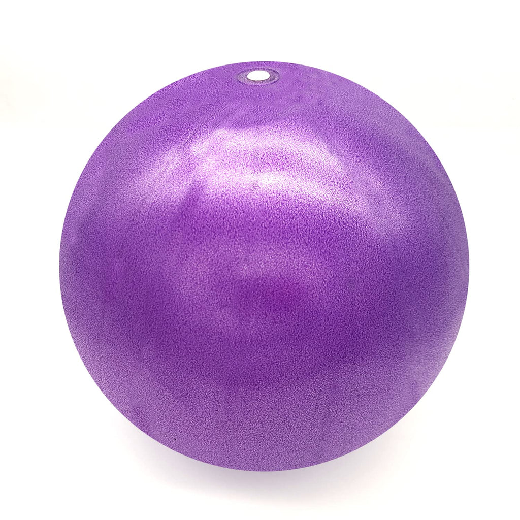 XIECCX Mini Yoga Balls Exercise Pilates Ball Therapy Ball Balance Ball Bender Ball Barre Equipment 1PC for Home Stability Squishy Training PhysicalCore Training with Inflatable Straw A-purple 9 Inch - BeesActive Australia