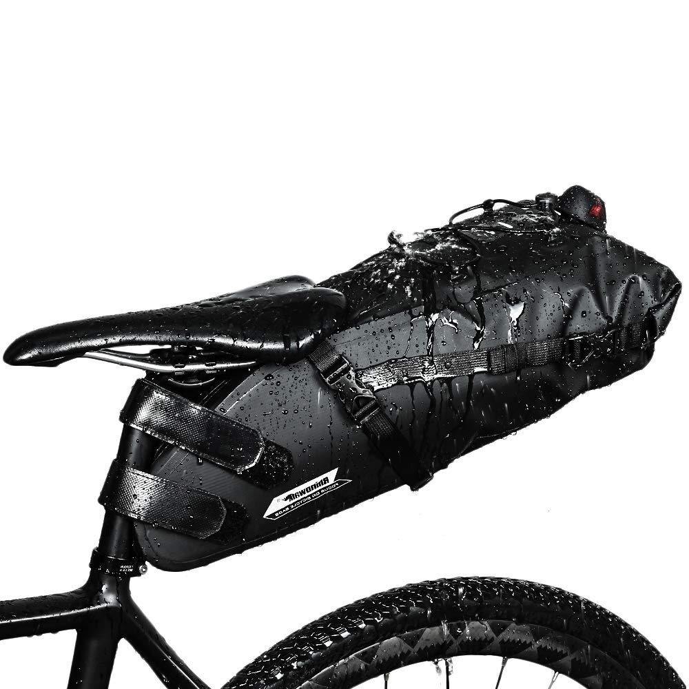 Waterproof Bicycle Saddle Bag Bike Bag Under seat Bag Rainproof Mountain Road Bike Seat Bag Bicycle Bag Professional Cycling Accessories Black 10L - BeesActive Australia