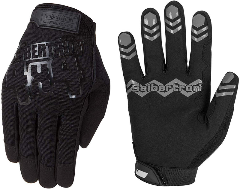 Seibertron Anti Grip Unweighted Basketball Gloves Ball Handling Gloves (Basketball Training Aid) Or Driving Gloves adult size-black Adult M - BeesActive Australia