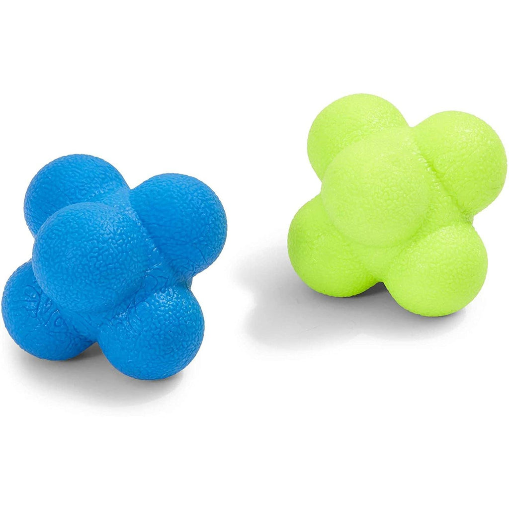 Rubber Reaction Bounce Balls for Coordination Agility Speed Reflex Training (2 Pack) - BeesActive Australia